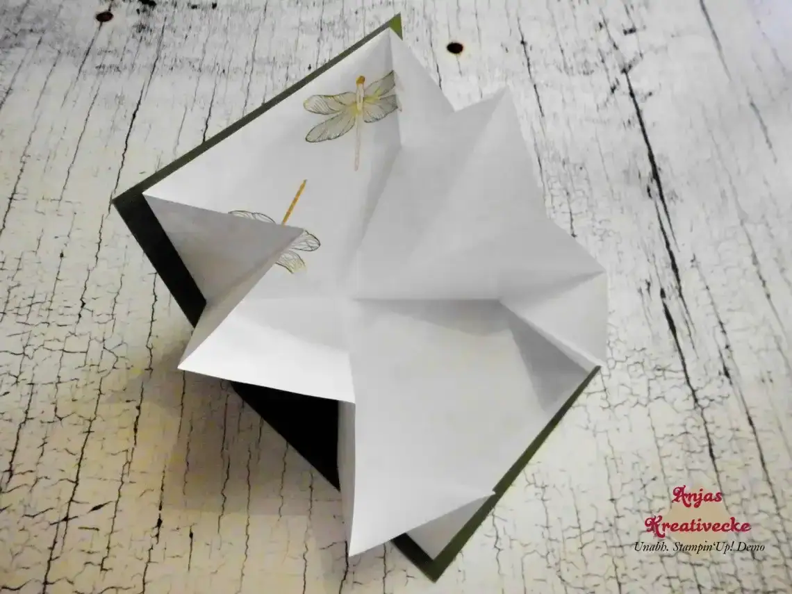 Anleitung Explosionskarte Karte seitlich