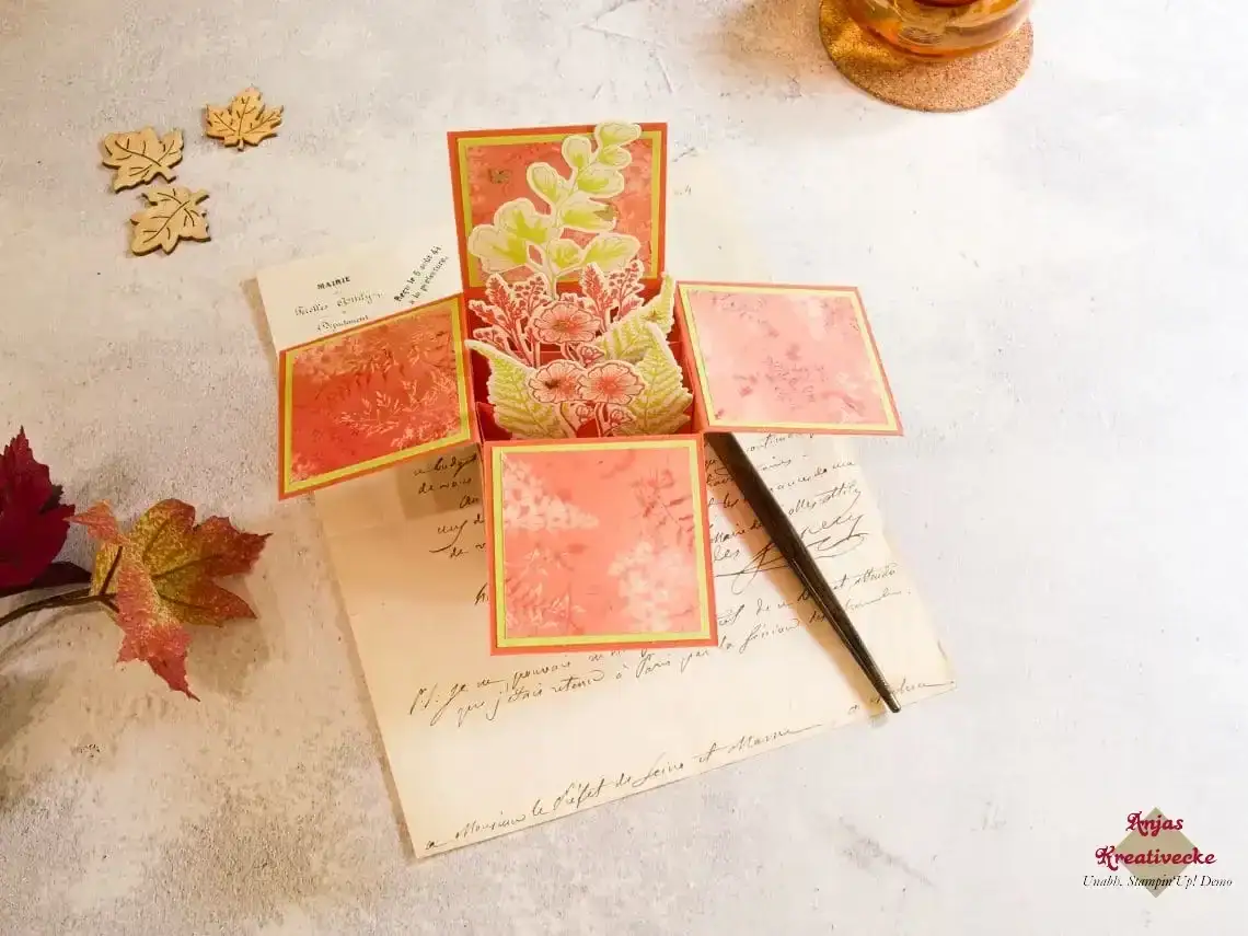 Card-in-a-Box-Aus-der-Natur-Geöffnet-Flat