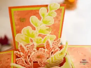 Card in a Box Aus der Natur Innen Detail A