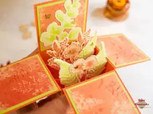 Card in a Box Aus der Natur Innen Schraeg