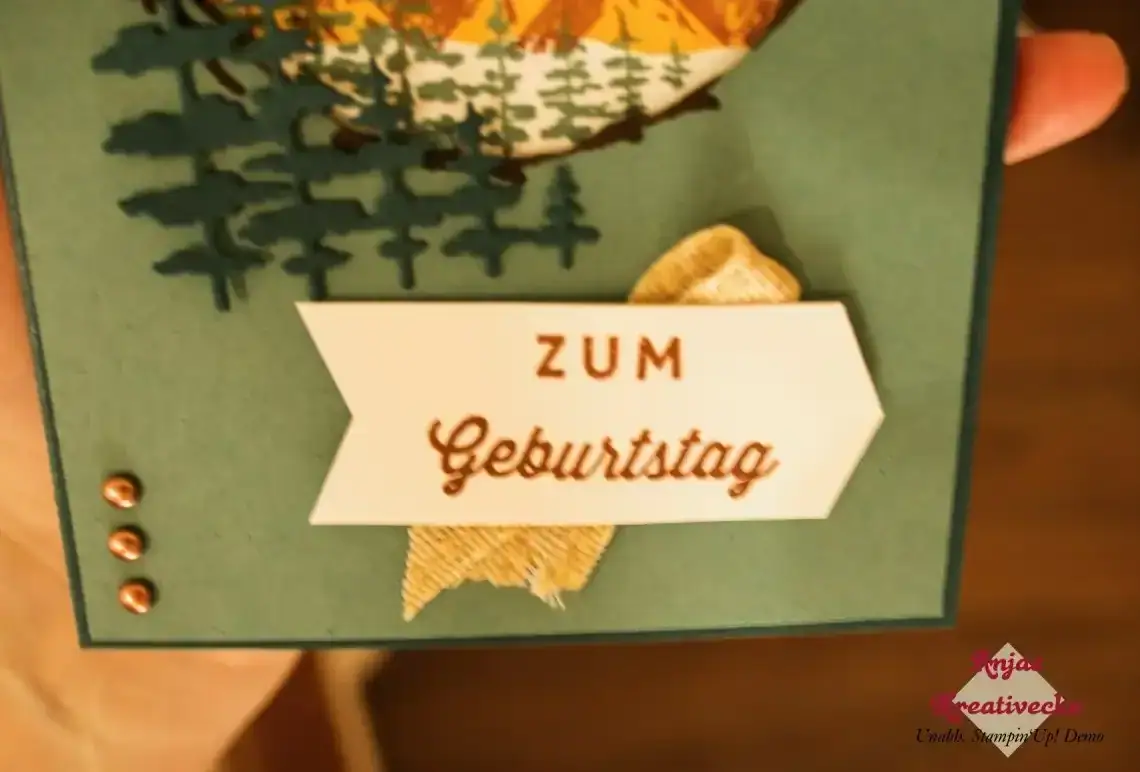 Geburtstag Natur Berge Detail unten