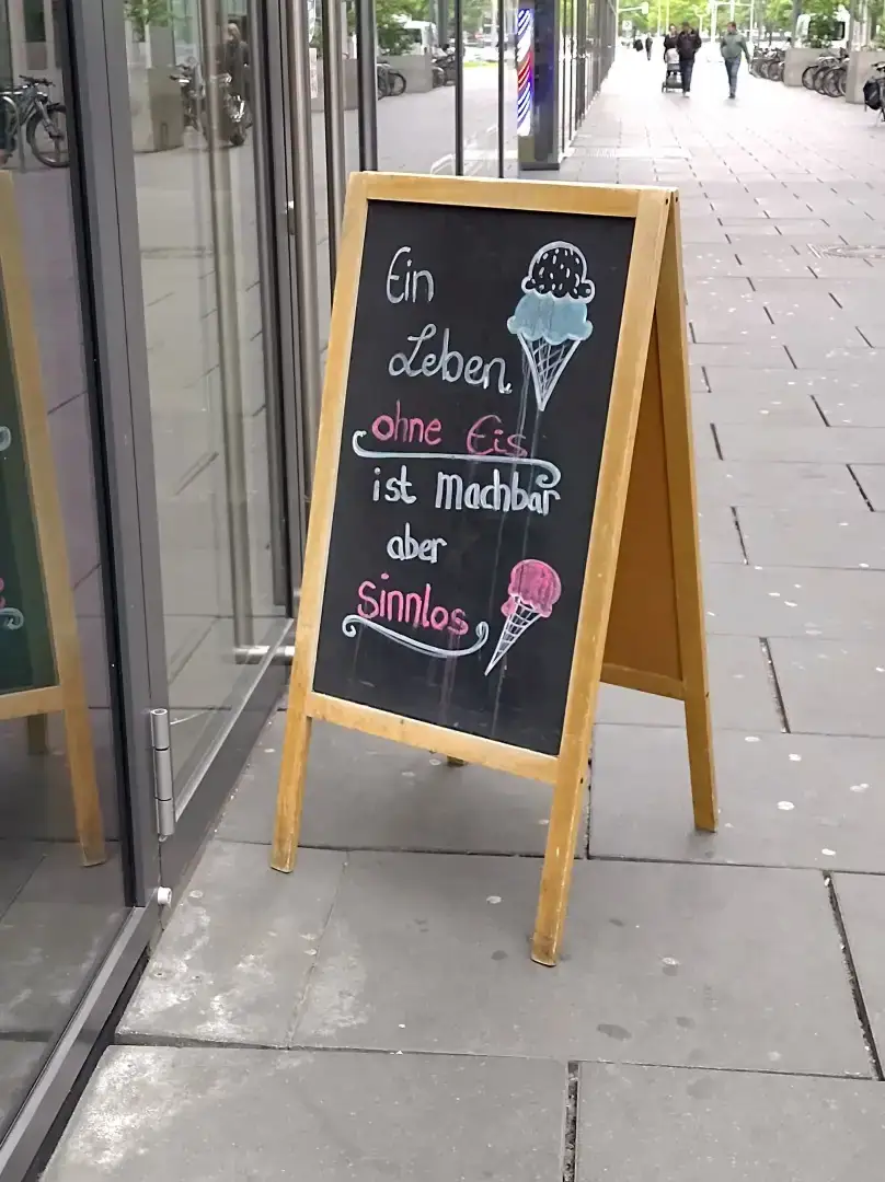 Schild Eisdiele 20250519