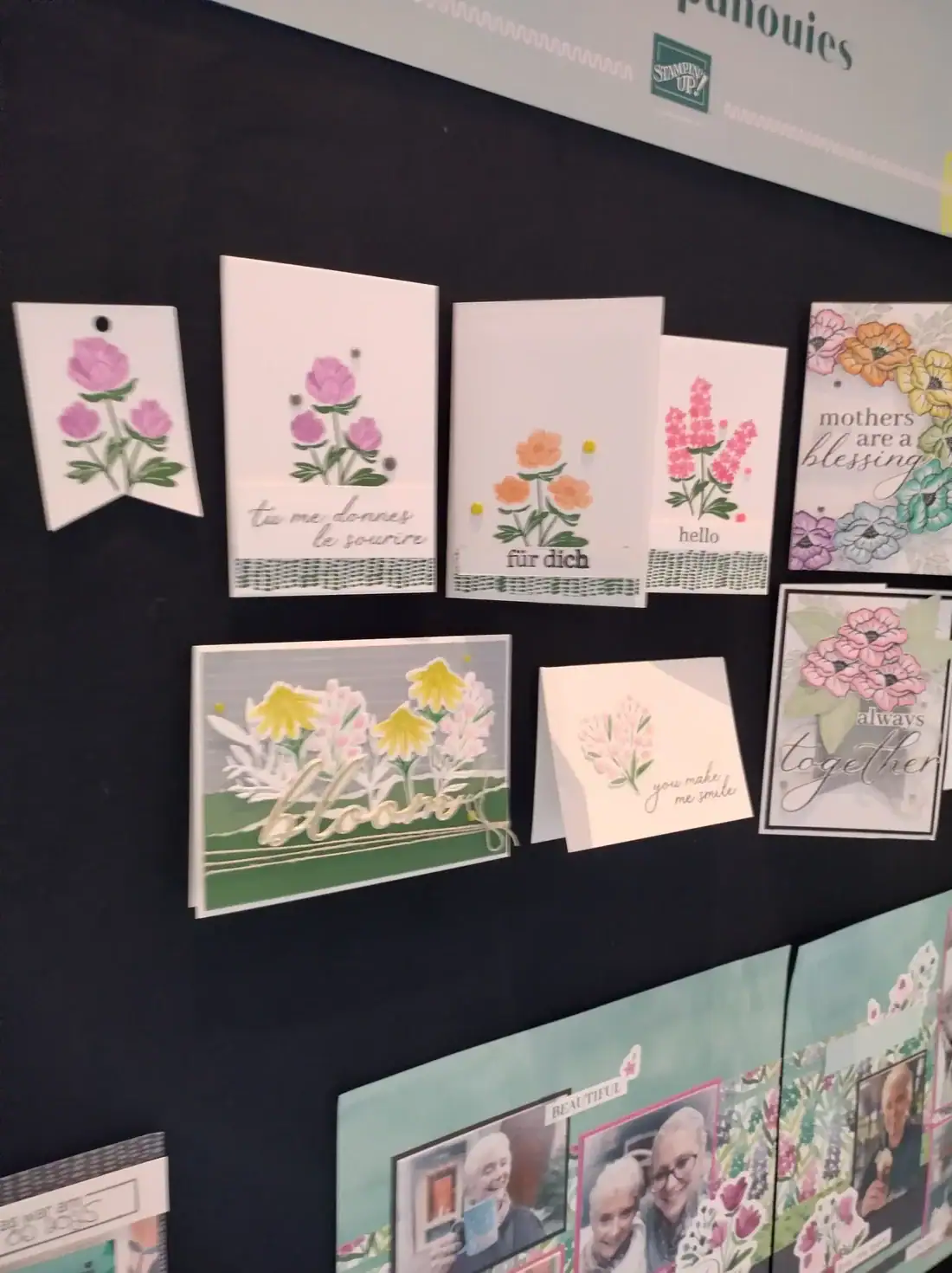 OnStage 2025 in Straßburg Beispiele mit Produkten der Reihe "Fröhlich Floral"