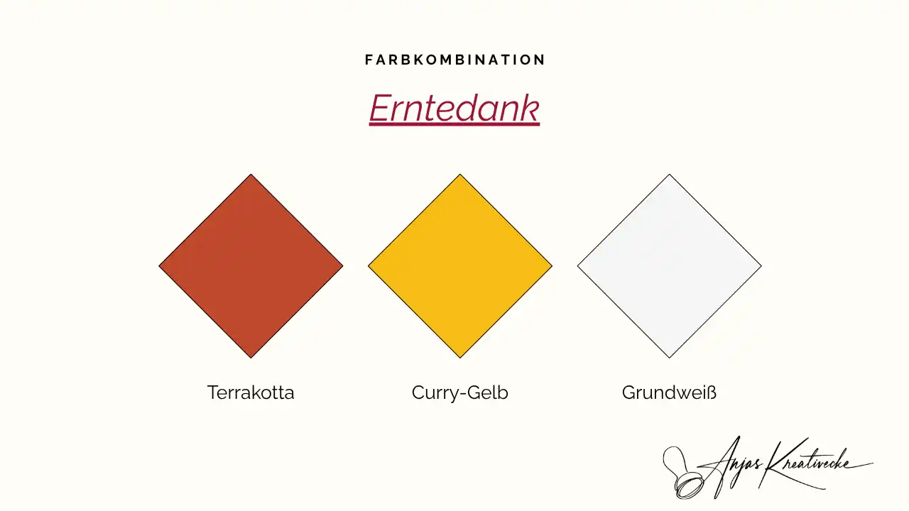 Herbst Farbkombinationen Erntedank