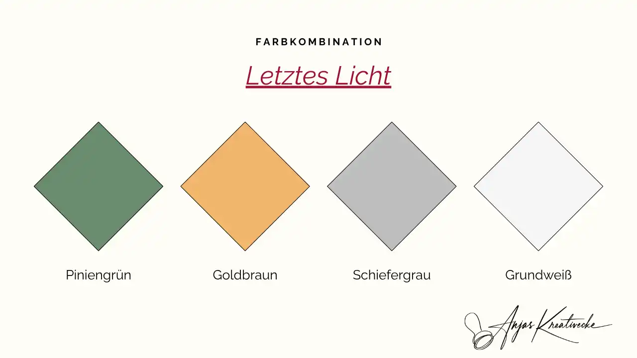 Herbst Farbkombinationen Letztes Licht